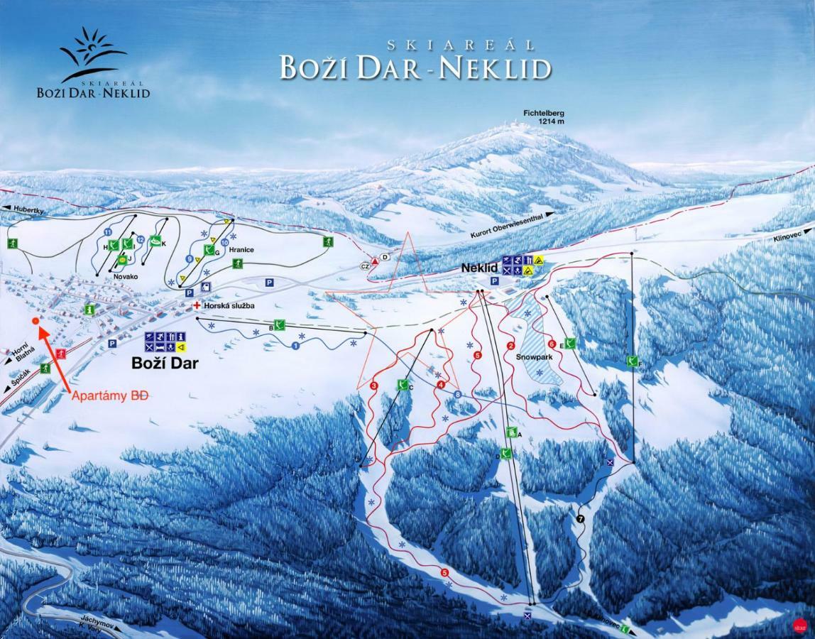 Apartmany Bd Bozi Dar Bagian luar foto
